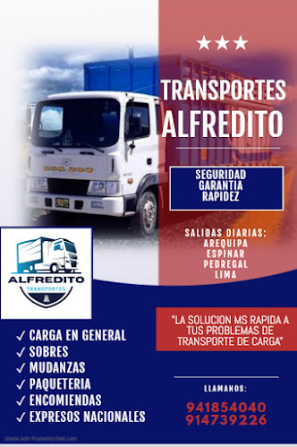 TRANSPORTES ALFREDITO - Servicio de transporte
