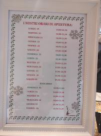 Menu / carte de La Carapina Calderino à Calderino