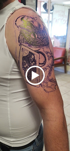 Explore honda tattoo ideas, creative tattoo ideas in Oak Grove, available at Dancing Dragon Tattoo Studio