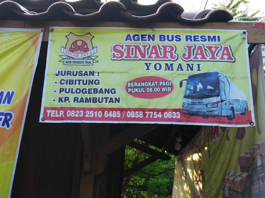 Agen Bus SINAR JAYA Yomani