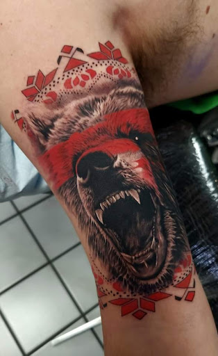 Explore drug addiction tattoo ideas, creative tattoo ideas in Grand Ledge, available at Van Gogh Tattoos