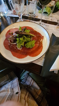 Carpaccio du Restaurant français Restaurant Le Wagon - Casino Partouche Plombières-les-Bains à Plombières-les-Bains - n°4