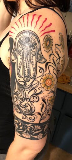 Explore dog nose tattoo ideas, creative tattoo ideas in Glenside, available at Iron Will Tattoo Club