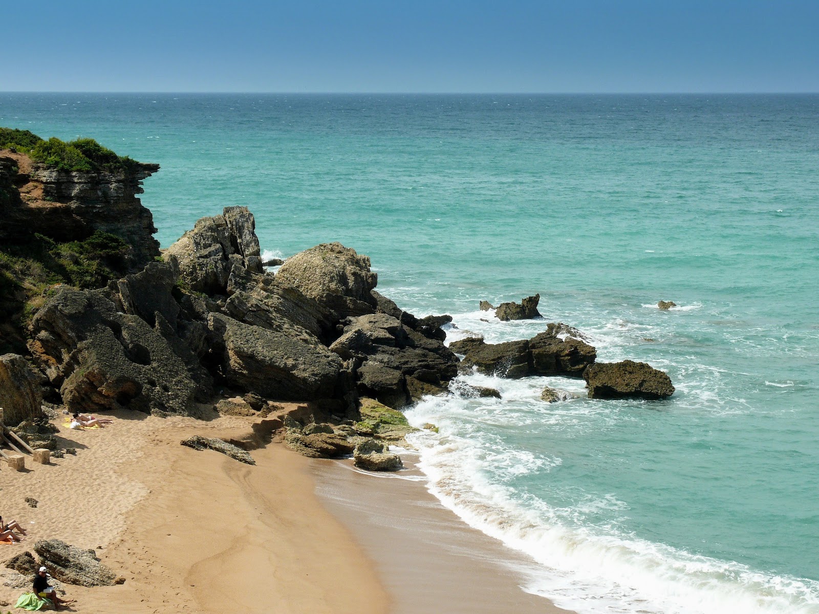 Foto di Cala el Frailecillo con una superficie del sabbia beige