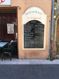 Menu / carte de Restaurant Le camisard à Florac-Trois-Rivières