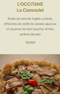 Pizzéria Rabah Zaoui à Carcassonne carte