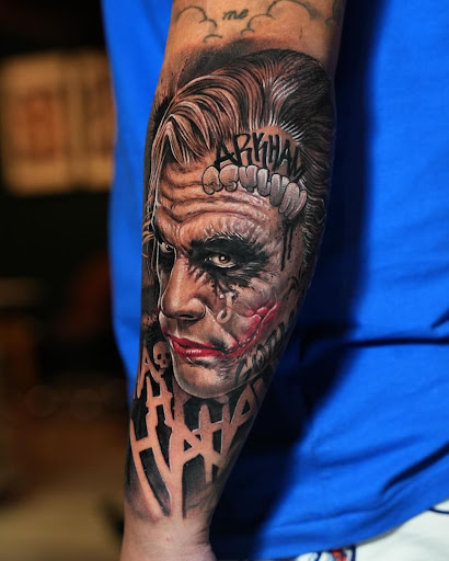 Explore name tattoos ideas, creative tattoo ideas in Kissimmee, available at Fallen Sparrow Tattoo Co