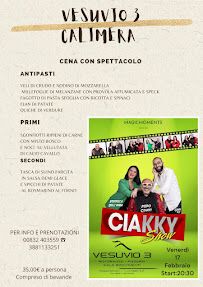 Vesuvio 3 Ristorante Pizzeria Calimera à Calimera menu