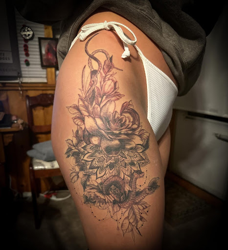 Explore spontaneous tattoo ideas, creative tattoo ideas in Moweaqua, available at Fleshwound Tattoo