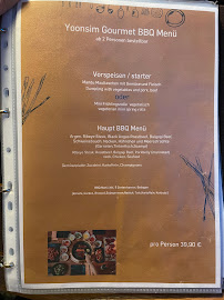 Restaurant coréen Korean BBQ Restaurant Düsseldorf | Yoonsim à Düsseldorf (le menu)