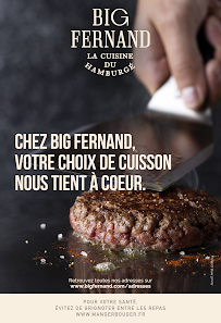 Restaurant de hamburgers Big Fernand à Serris - menu / carte