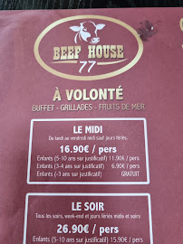 Restaurant Beef House à Saint-Pierre-lès-Elbeuf (la carte)