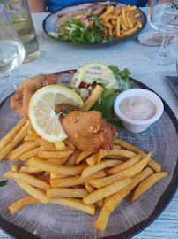 Fish and chips du Restaurant français Le Bisqu'in à Beauvoir - n°13