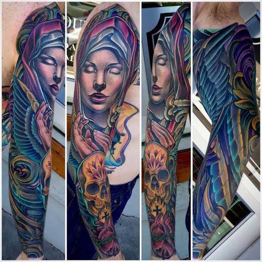 Explore broken tattoo ideas for guys, creative tattoo ideas in San Diego, available at Remington Tattoo Parlor