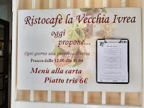 Menu du Osteria Vecchia Ivrea à Ivrea