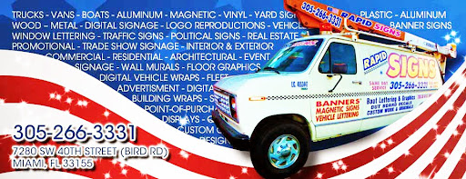 Sign Shop «Rapid Signs Of South Florida, Inc.», reviews and photos, 7280 SW 40th St, Miami, FL 33155, USA