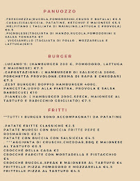 Carte du Ristorante Pizzeria Zest Km0 à Bella