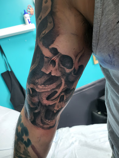 Explore cute spooky tattoo ideas, creative tattoo ideas in Valdosta, available at Urban Ink Body Art