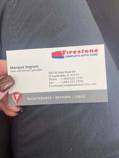 Tire Shop «Firestone Complete Auto Care», reviews and photos, 903 SW 24th St, Fort Lauderdale, FL 33315, USA