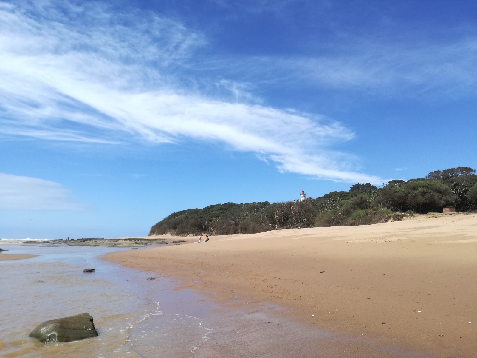 Fotografija Tugela beach z svetel pesek površino