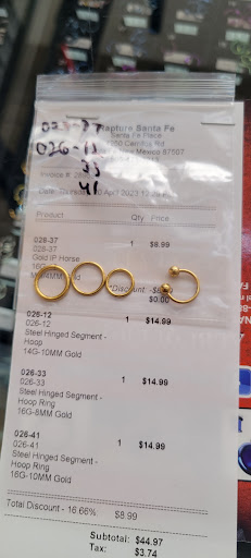 Explore cross tattoo idea, creative tattoo ideas in Santa Fe, available at Rapture Body Piercing and Body Jewelry Santa Fe Place Mall Santa Fe NM