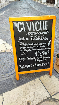 Menu / carte de La Canoa - Empanadas y Ceviches à Avignon