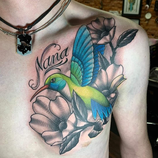 Explore outside forearm tattoo ideas, creative tattoo ideas in Dubuque, available at The Crows Nest