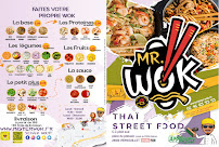 Carte du Mister WOK Thaï Street Food à Vernouillet