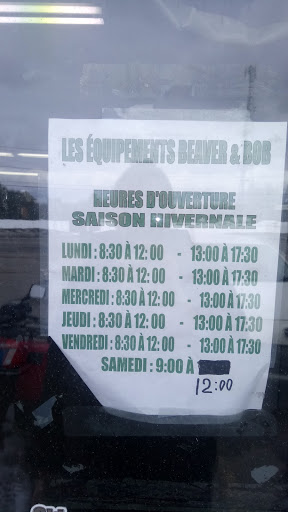 Auto Repair Les équipements Beaver et Bob Inc in Saint-Tite (QC) | AutoDir