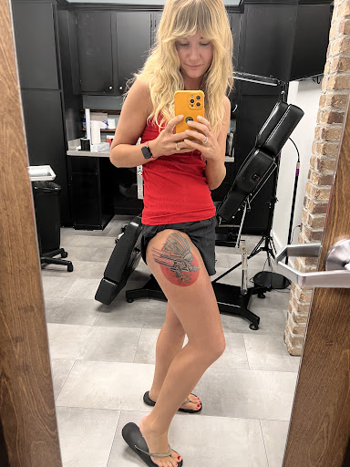 Explore tattoo ideas for grandchildren, creative tattoo ideas in Marietta, available at Sink or Swim Studio and Gallery