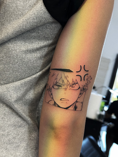 Explore brain tumor tattoo ideas, creative tattoo ideas in Orange, available at Baron Art Tattoo