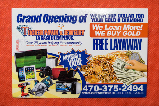 Pawn Shop «Tucker Pawn and Jewelry», reviews and photos, Tucker Pawn and Jewelry, 3210 Tucker Norcross Rd, Tucker, GA 30084, USA