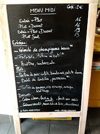 Le Petit Atelier des Faures à Bordeaux menu