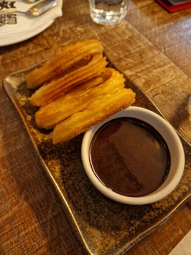Churros with chocolate in Manchester