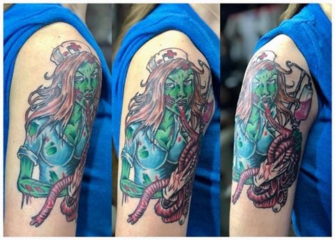 Explore small friday the 13th tattoo ideas, creative tattoo ideas in Meridian, available at Creative Pain Tattoo Studio
