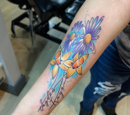 Explore new york yankees tattoo ideas, creative tattoo ideas in Fort Wayne, available at Grade A Tattoos and Body Piercing