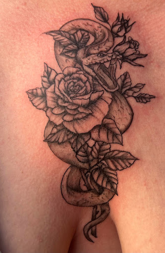 Explore chest arm tattoo ideas, creative tattoo ideas in Wisconsin Dells, available at Twisted Dimensions Tattoo Studio