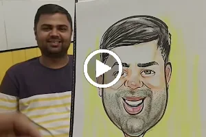 Caricatures by Dhruv - digital Caricature artist Mumbai India( Artist and activities Management) image