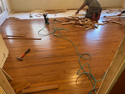 Wood floor refinishing service Athens