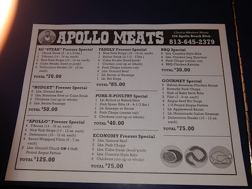 Butcher Shop «Apollo Meats», reviews and photos, 226 Apollo Beach Blvd, Apollo Beach, FL 33572, USA