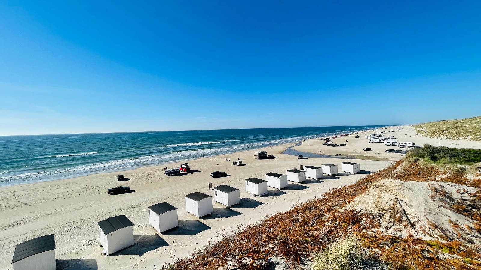 Foto von Blokhus Beach mit lange, gerade küste