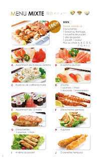 Yuki à Besançon menu