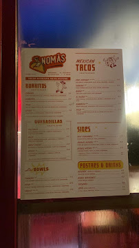 Restaurant Nomás Lille - Mexican Street Food à Lille - menu / carte