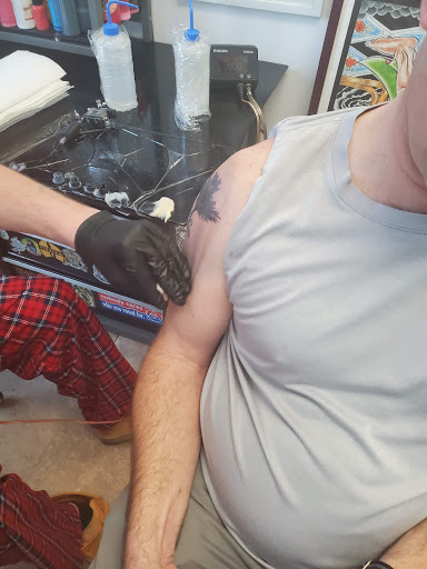 Explore flower leg tattoo ideas, creative tattoo ideas in Virginia Beach, available at Studio Evolve