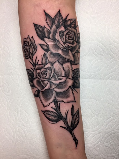 Explore sunflower arm tattoo ideas, creative tattoo ideas in Kalispell, available at The Temple Decor