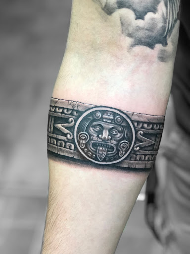 Explore sewing tattoo ideas, creative tattoo ideas in Providence, available at Body Canvas PVD Custom TATTOO Shop