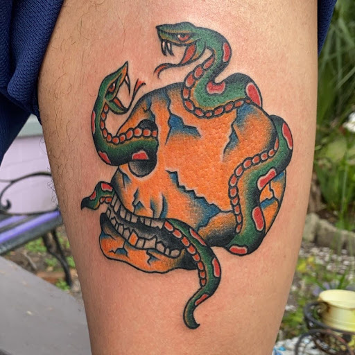 Explore tattoo ideas of strength, creative tattoo ideas in Saint Augustine, available at Ms. Deborahs Fountain of Youth Tattoo & Body Piercing