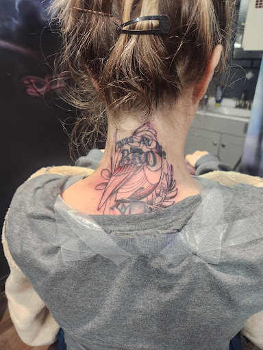 Explore mickey and minnie tattoo ideas, creative tattoo ideas in Clarksville, available at Dark Raine Tattoo