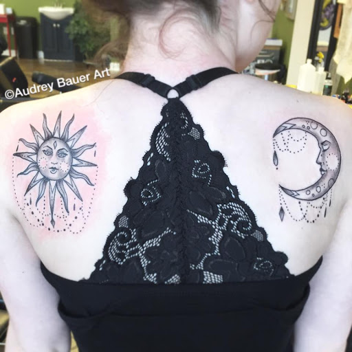 Explore tattoo on chest ideas, creative tattoo ideas in Mchenry, available at Art and Soul Tattoo Company