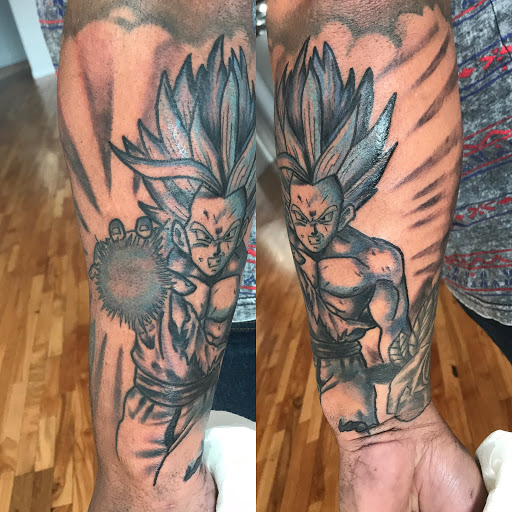 Explore mens wedding ring tattoo ideas, creative tattoo ideas in Kansas City, available at Golden Stag Tattoo and Gallery